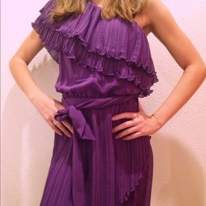 NEW Purple one shoulder dress